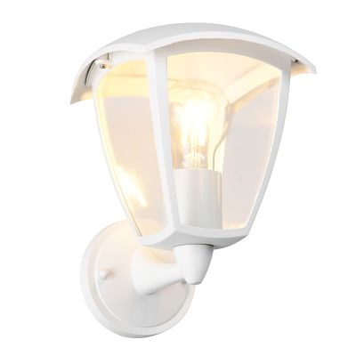 Biała lampa zewnętrzna nowoczesna, Samatar, IP44