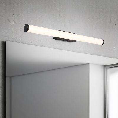 Czarny kinkiet łazienkowy nowoczesny, Staby, 6,5W, 3000K LED, IP44