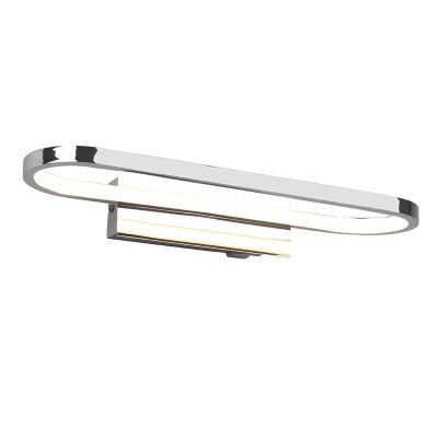 Chromowany kinkiet łazienkowy nowoczesny, Martin, 17W, 3000K LED, IP44