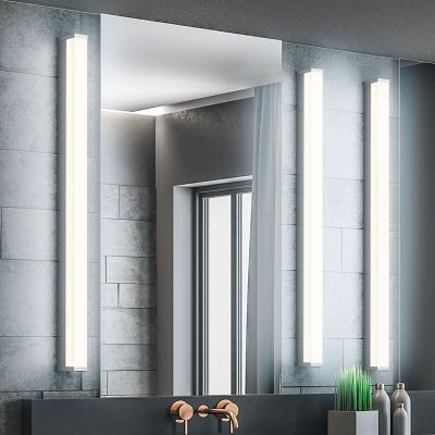 Chromowany kinkiet łazienkowy nowoczesny, Celesta, 20W, 3000K LED, IP44