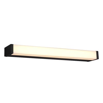 Czarny kinkiet łazienkowy nowoczesny, Celesta, 6W, 3000K LED, IP44