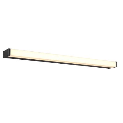 Czarny kinkiet łazienkowy nowoczesny, Celesta, 12W, 3000K LED, IP44