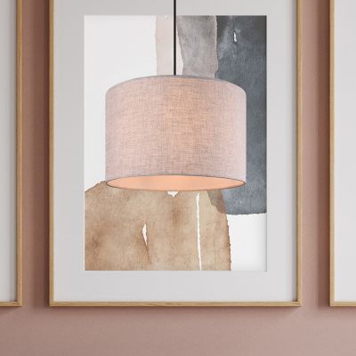 Niklowa lampa wisząca vintage, Milco