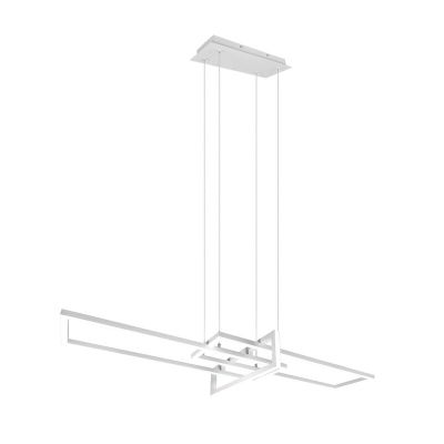 Biała lampa wisząca nowoczesna, Hatun, 34W, 4000K LED