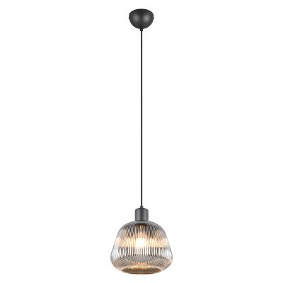Czarna lampa wisząca nowoczesna, Meriem