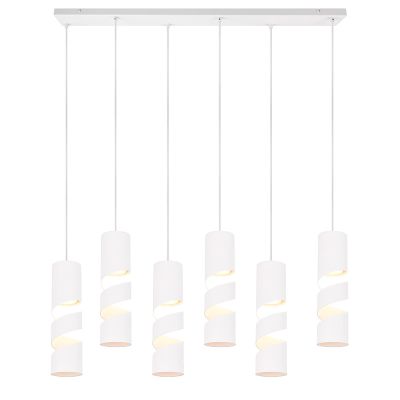 Biała lampa wisząca design, Marouan