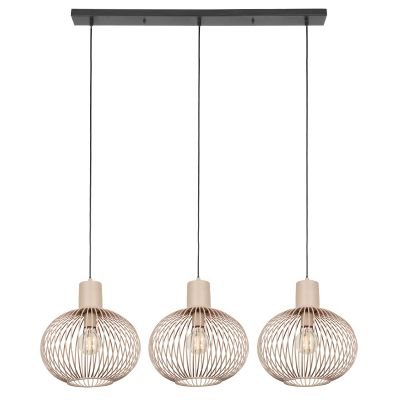 Beżowa lampa wisząca industrialna, Gjalt