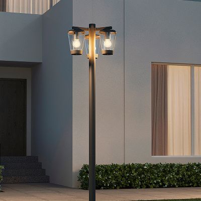 Antracytowa lampa zewnętrzna nowoczesna, Kerstin, IP44