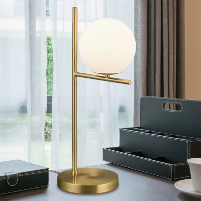 Mosiądz lampa stołowa nowoczesna, Silkis, z przełącznik