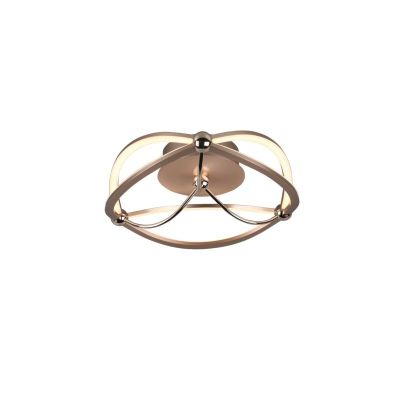 Mosiądz plafon sufitowy nowoczesny, Remy, 20W, 3000K LED