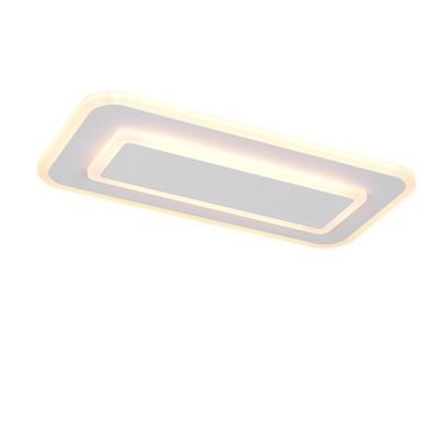 Biały plafon sufitowy nowoczesny, Ulrike, ściemniana w 3 krokach