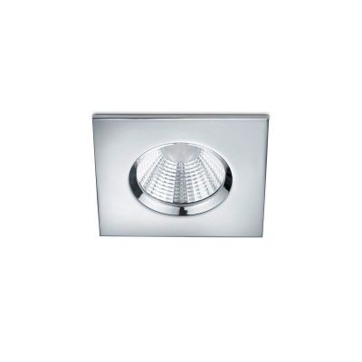 Chromowana oprawa podtynkowa łazienkowa nowoczesna, Iman, 5W, 3000K LED, IP65