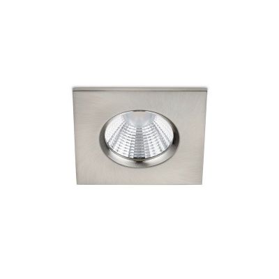 Niklowa oprawa podtynkowa łazienkowa nowoczesna, Iman, 5W, 3000K LED, IP65