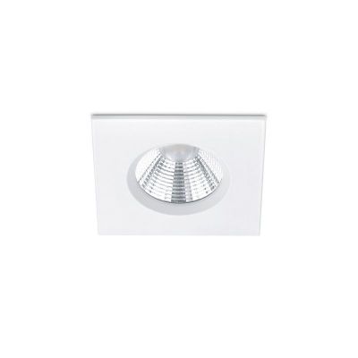 Biała oprawa podtynkowa łazienkowa nowoczesna, Iman, 5W, 3000K LED, IP65
