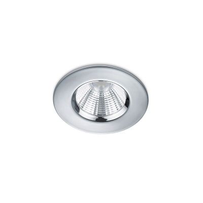 Chromowana oprawa podtynkowa łazienkowa nowoczesna, Iman, 5W, 3000K LED, IP65