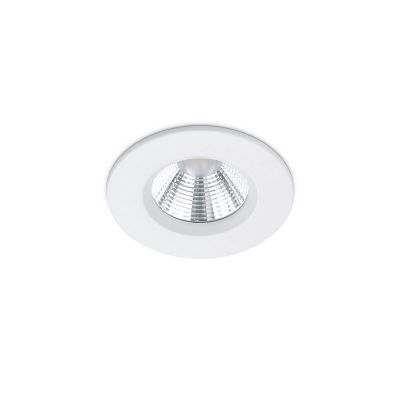 Biała oprawa podtynkowa łazienkowa nowoczesna, Iman, 5W, 3000K LED, IP65