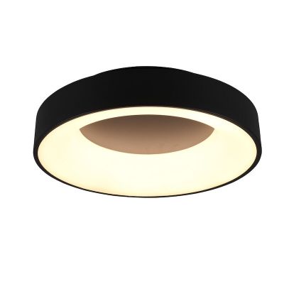 Czarny plafon sufitowy nowoczesny, Jered, 27W, 3000K LED
