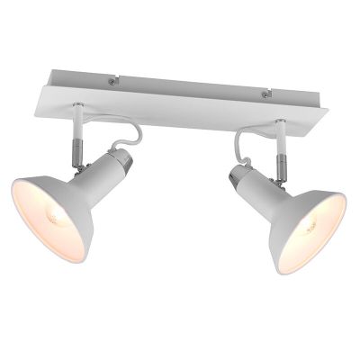 Biały spot sufitowy retro, Sylvester