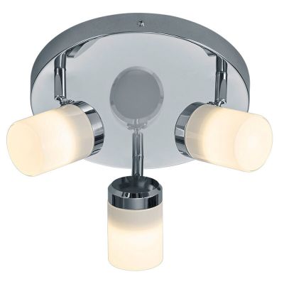 Chromowany spot sufitowy łazienkowy nowoczesny, Nelis, IP44