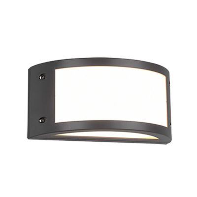 Antracytowa lampa zewnętrzna nowoczesna, Ivo, 12W, 3000K LED, IP54