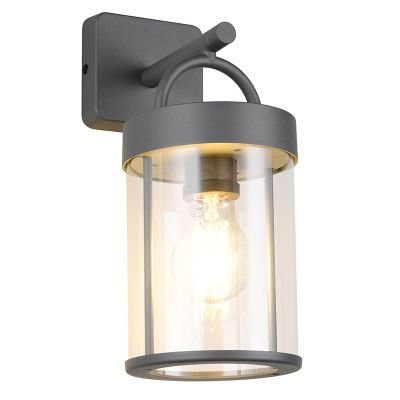 Antracytowa lampa zewnętrzna nowoczesna, Piter, IP44