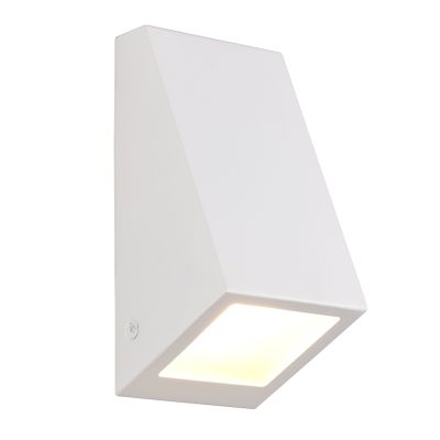 Biała lampa zewnętrzna nowoczesna, Orkun, IP44