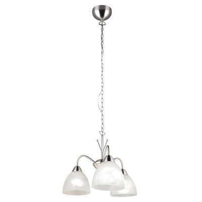 Biała lampa wisząca klasyczna, Ozlem