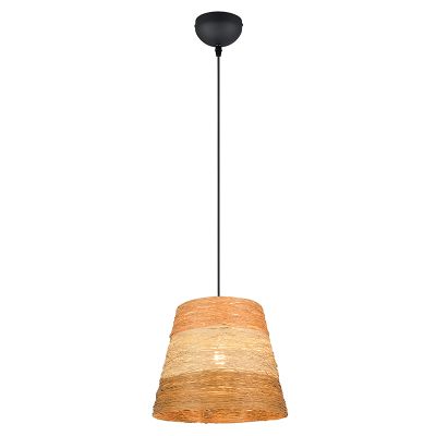 Papierowa lampa wisząca brązowa, Lidwien