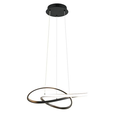 Czarna lampa wisząca nowoczesna, Rabiaa