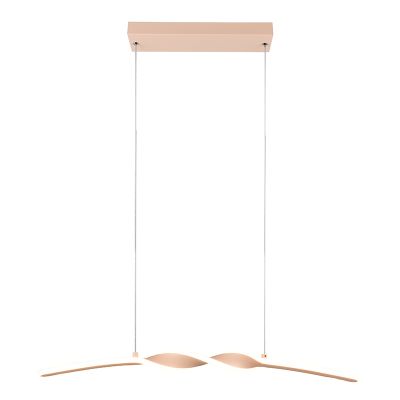 Brązowa lampa wisząca design, Quirinus, 18W, 4000K LED