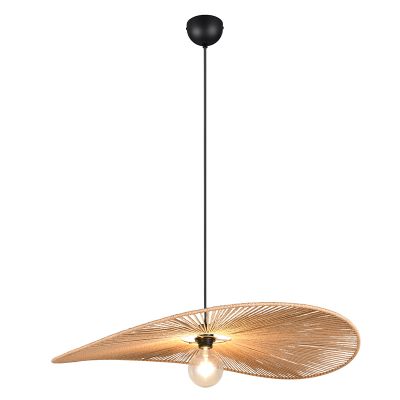 Papierowa lampa wisząca brązowa, Lykke
