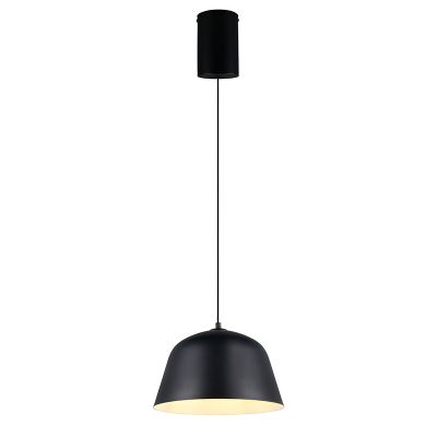 Czarna lampa wisząca nowoczesna, Vladimir