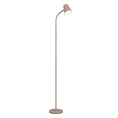Brązowa lampa stojąca nowoczesna, Rahul, 4,5W, 3000K LED, z przełącznik