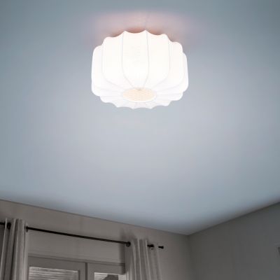 Biała lampa sufitowa nowoczesna, Metehan