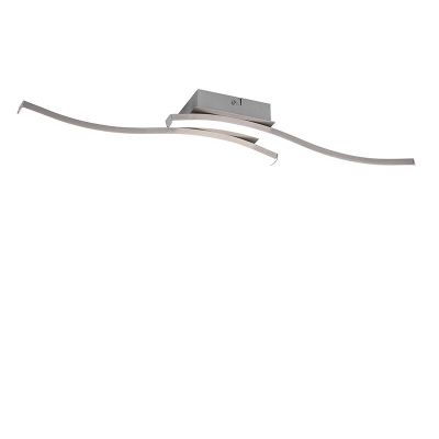 Niklowa lampa sufitowa nowoczesna, Go, 5W, 4000K LED