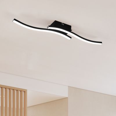 Czarna lampa sufitowa nowoczesna, Go, 5W, 4000K LED