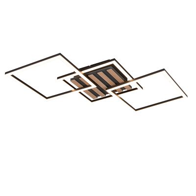 Czarna lampa sufitowa design, Tijme