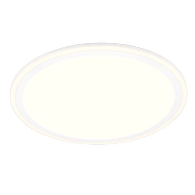 Biały plafon sufitowy nowoczesny, Omaima, 17W, 3000K LED
