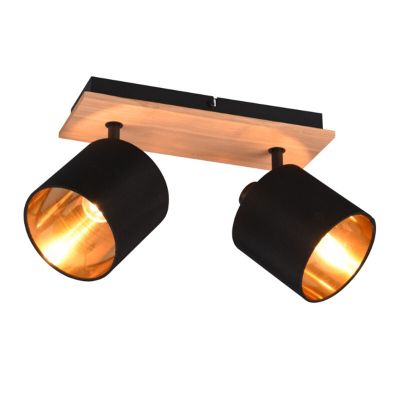 Brązowy spot sufitowy nowoczesny, Koge