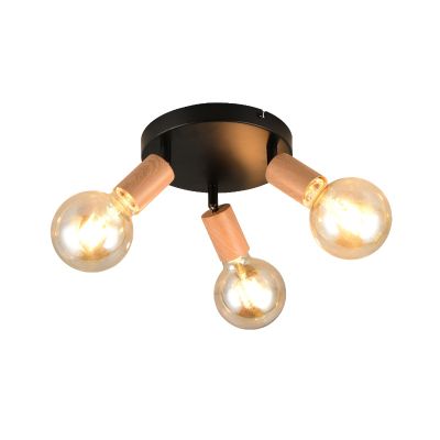 Brązowy spot sufitowy vintage, Rihab
