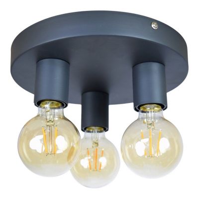 Industrialna lampa sufitowa czarna, Moda