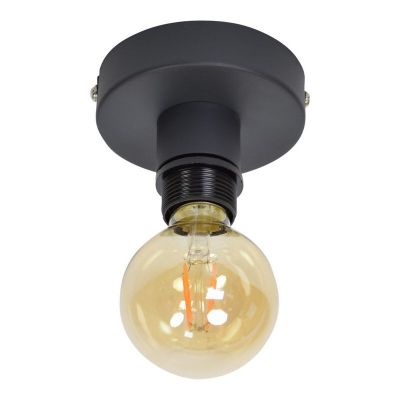 Industrialna lampa sufitowa czarna, Moda