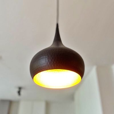 Industrialna lampa wisząca czarna, Fayk