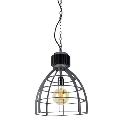Industrialna lampa wisząca czarna, Redstar