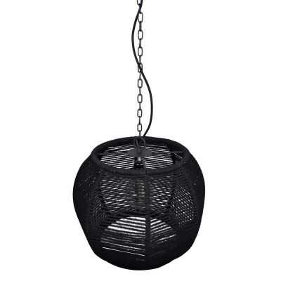 Industrialna lampa wisząca czarna, Milca