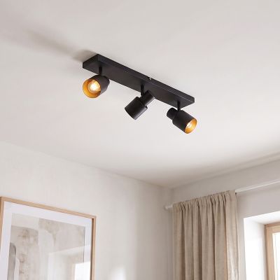 Aluminiowy spot sufitowy czarny, Eleno