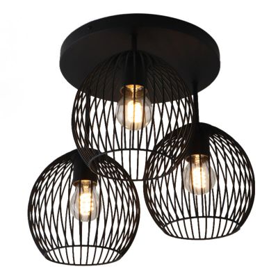 Industrialna lampa sufitowa czarna, Wiro