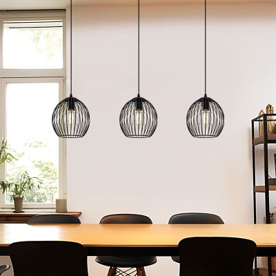 Industrialna lampa wisząca czarna, Wiro