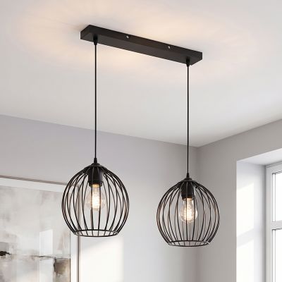 Industrialna lampa wisząca czarna, Wiro