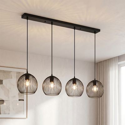 Industrialna lampa wisząca czarna, Wiro